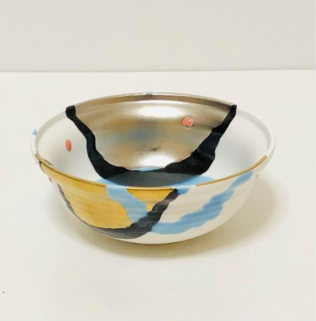 一部に着色不良 有田焼 龍峰 金彩 小鉢 5枚