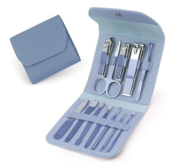 Matru venture 16 in 1 Manicure Set Nail Clipper Kit with Travel Case, Grooming Tools for Face Hand Foot Care, Multicolor-image-38