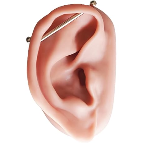 "30 mm Faux Industrial Earring"