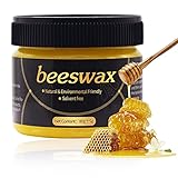 Gran acabado: nuestra cera de abejas actúa como un protector de madera cuando se aplica, ya que alimenta, protege y realza el brillo de todas las superficies de madera, naturales y acabadas. Sella y protege, dando a sus muebles un brillo duradero, duradero y de aspecto natural.