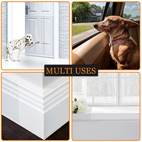 Ftstc Door Scratch Protector, Door Protector From Dog Scratching, Heavy Duty Shield For Dog & Cat Scratching, Vinyl Anti Claw Guard For Door Furniture (Door Scratch Protector) #TOP2