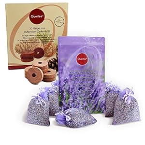 Quertee Lavendel-Zedernholz Duftset 10x Säckchen