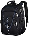 Mogplof 18.4 Laptop Backpack Men Women, 55L Extra Large Laptops Backpack with USB Charger Port,TSA Friendly Flight Approved and RFID Anti-theft Pocket,Water Resistant Suiltable for Traveling&Business
