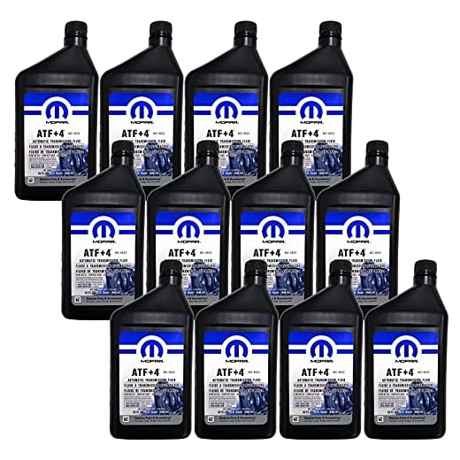 Fits-JEEP DODGE CHRYSLER ATF+4 AUTOMATIC TRANSMISSION FLUID CASE OF 12 QUARTS MOPAR