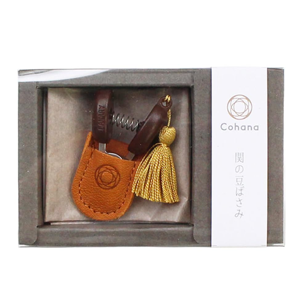 Cohana Mini Ciseaux Seki 1 unité Acier et Cuir Outil de couture et broderie