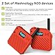 2Pack ESP32 LoRa V3 Entwicklungsboard + 3,7 V 3000 mAh Akku + Gehäuseset – mit 863-928 MHz Meshtastic Antenne und SMA Unterstützt WLAN/Bluetooth LoRa V3 Geräte für AR duino LoRawan IoT (N33,Rot)