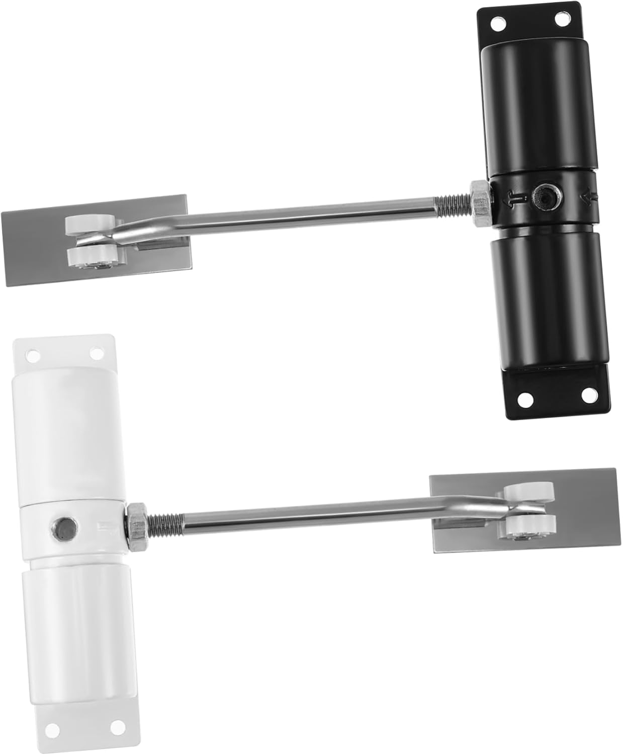 Angoily Aluminum Alloy Spring Door Closer 2 Pack Automatic Door Closures for Home