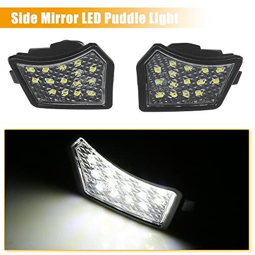 Par de lámparas LED para espejo lateral X AUTOHAUX miniatura 3