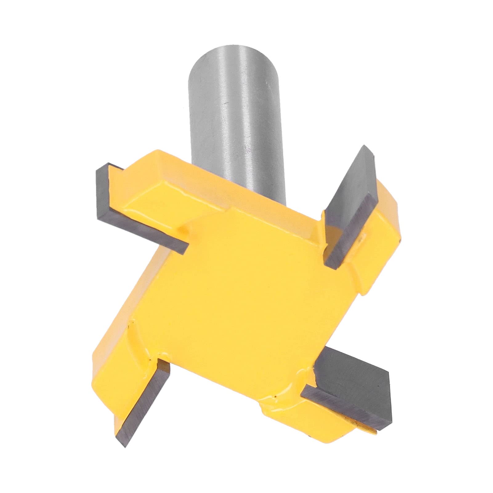 Fresa para madera en forma de T, Broca enrutadora de superficie, fresa CNC recubierta PTFE con punta 4 flautas, madera contrachapada MDF, acrílico