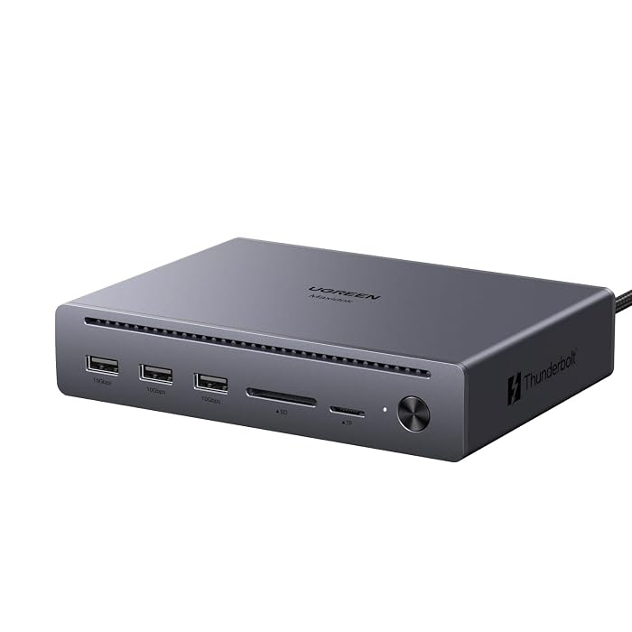 UGREEN Maxidok Thunderbolt 5 Docking Station, Triple 4K@144Hz, 3xTBT5 Port