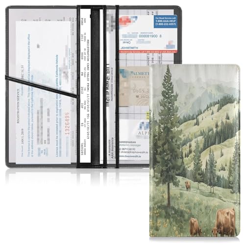 Organizador de cuero para documentos miniatura 2