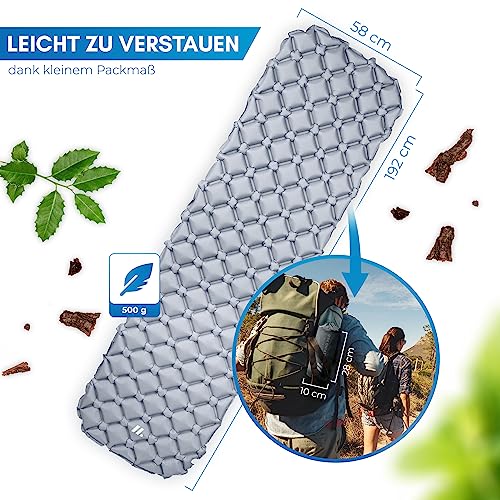 Isomatte NORDMUT ® Outdoor, mit Reparaturset, ultraleicht