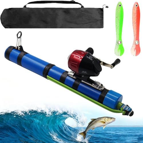 Fishing Catapult Rod, 2026 Upgraded Catapult Fishing Rod with Slingshot Fishings Reel - High Elasticity for Long-Casting, Durable & Lightweight for Freshwater/Saltwater Fishing (Standard)
