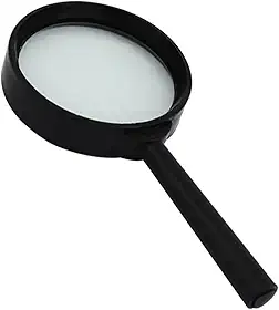 Lupa Lente com 60mm De Diametro com Cabo - 01 Unidade, Western, LP-60, Multicor