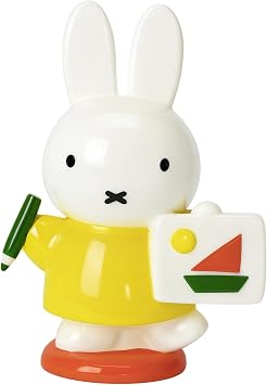 Miffy Art Class Figurine, 4 x 2.5 x 5.5 Inches, created by Blue Sky Clayworks