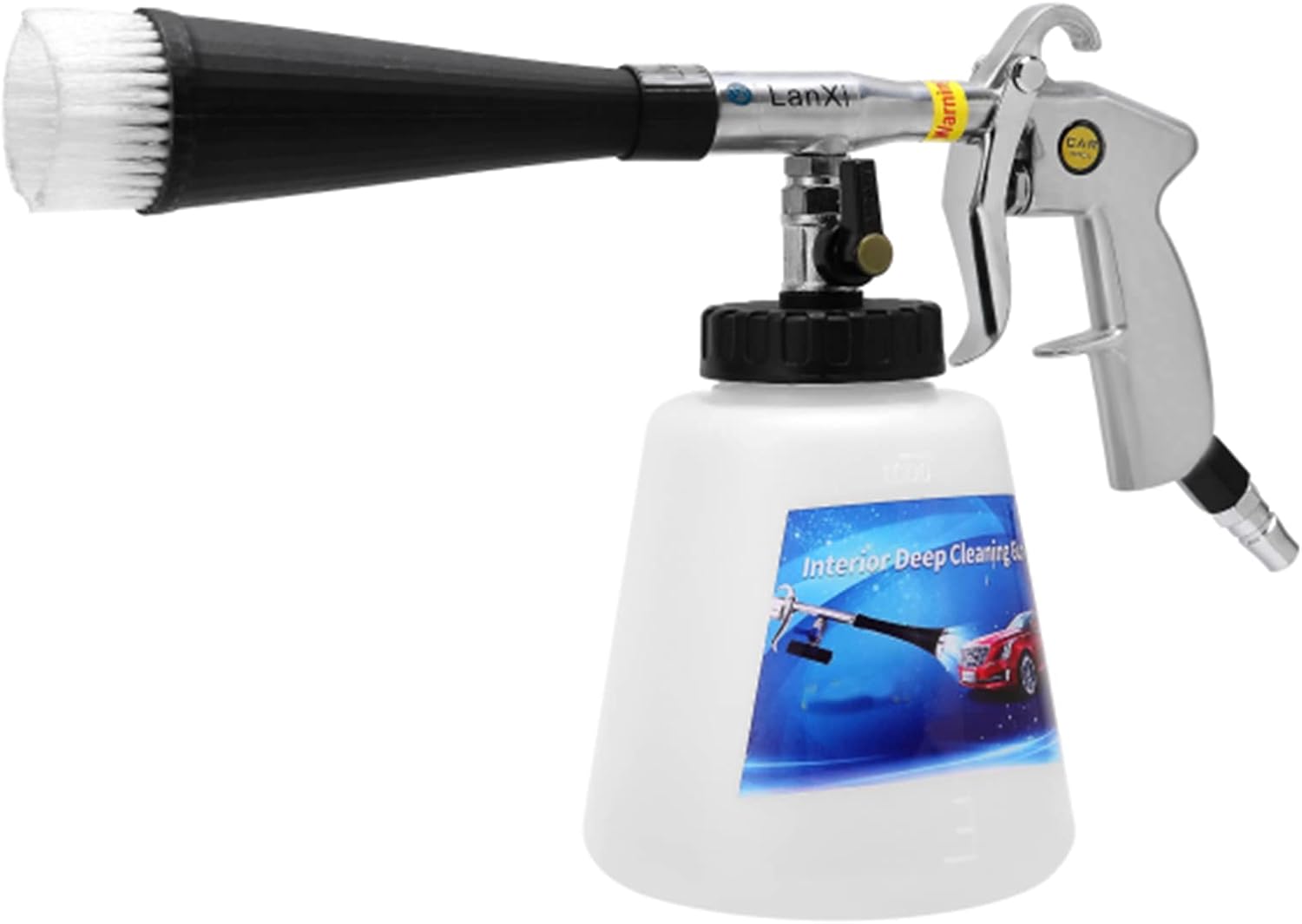 High Pressure Interior Car Cleaning Tool kit Vehicle Interior Cleaner Automotive Washer Equipment Air Compressor Power Washer (Deluxe Type)