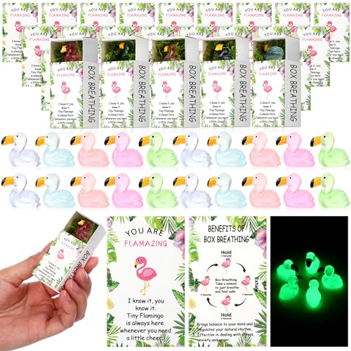 Mini flamants roses de poche pour briser le stress au travail entre collègues