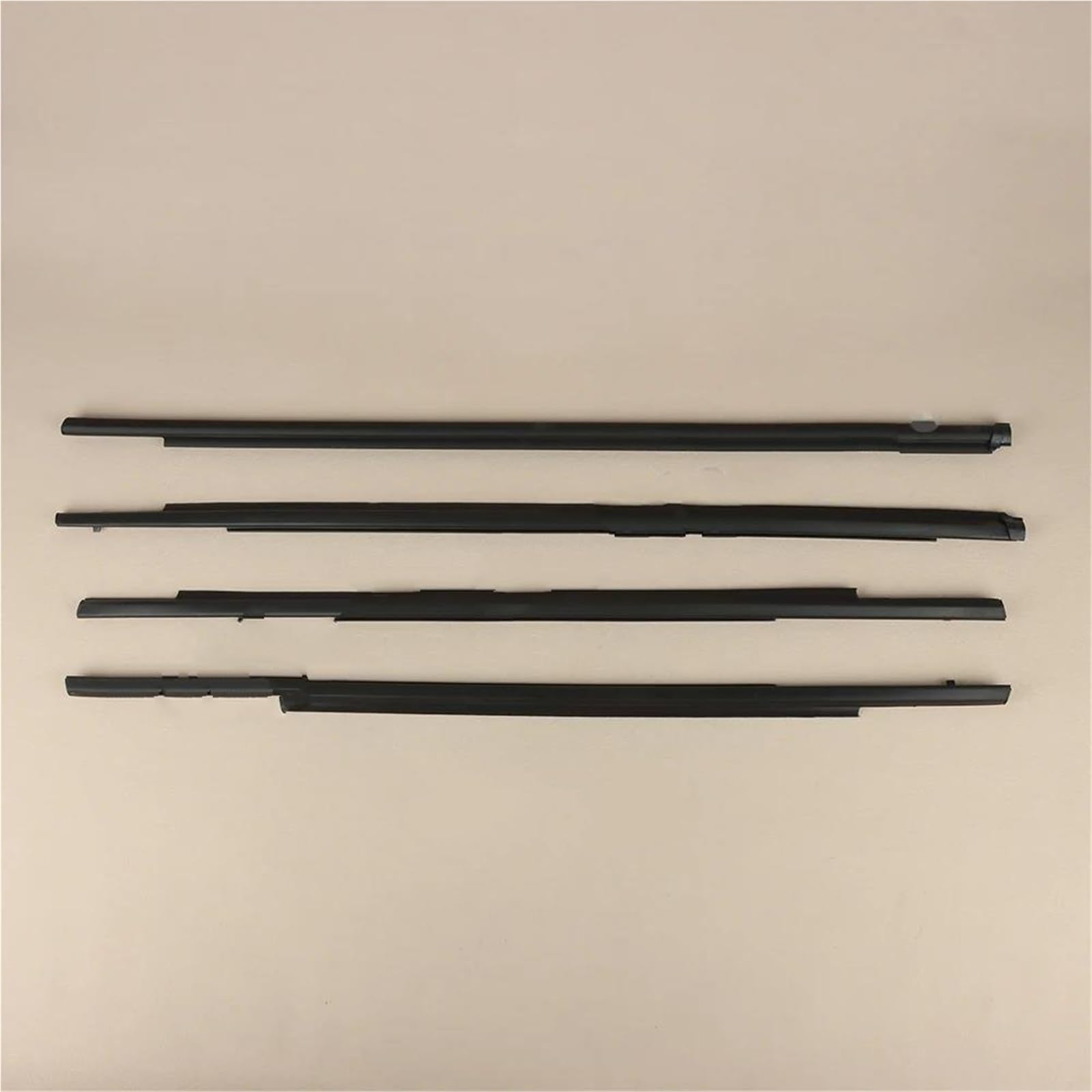 Qibbei Black Window Belt Line Mouldings For Mitsubishi Asx Rvr 2010-2019 Garnish Weatherstrip Seal 5727A215 5727A216