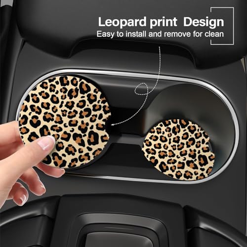 Portavasos Carro Cerámico Absorbente Leopard 2 Piezas miniatura 5