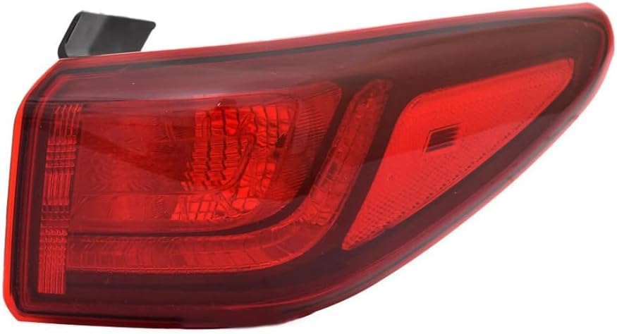 KarParts360 For Hyundai Kona 2018 2019 2020 2021 Tail Light Driver Side | Outer | Red Lens | PC+ABS Plastic Housing Material | With Bulbs | Replacement For HY2804157 | 92401-J9010