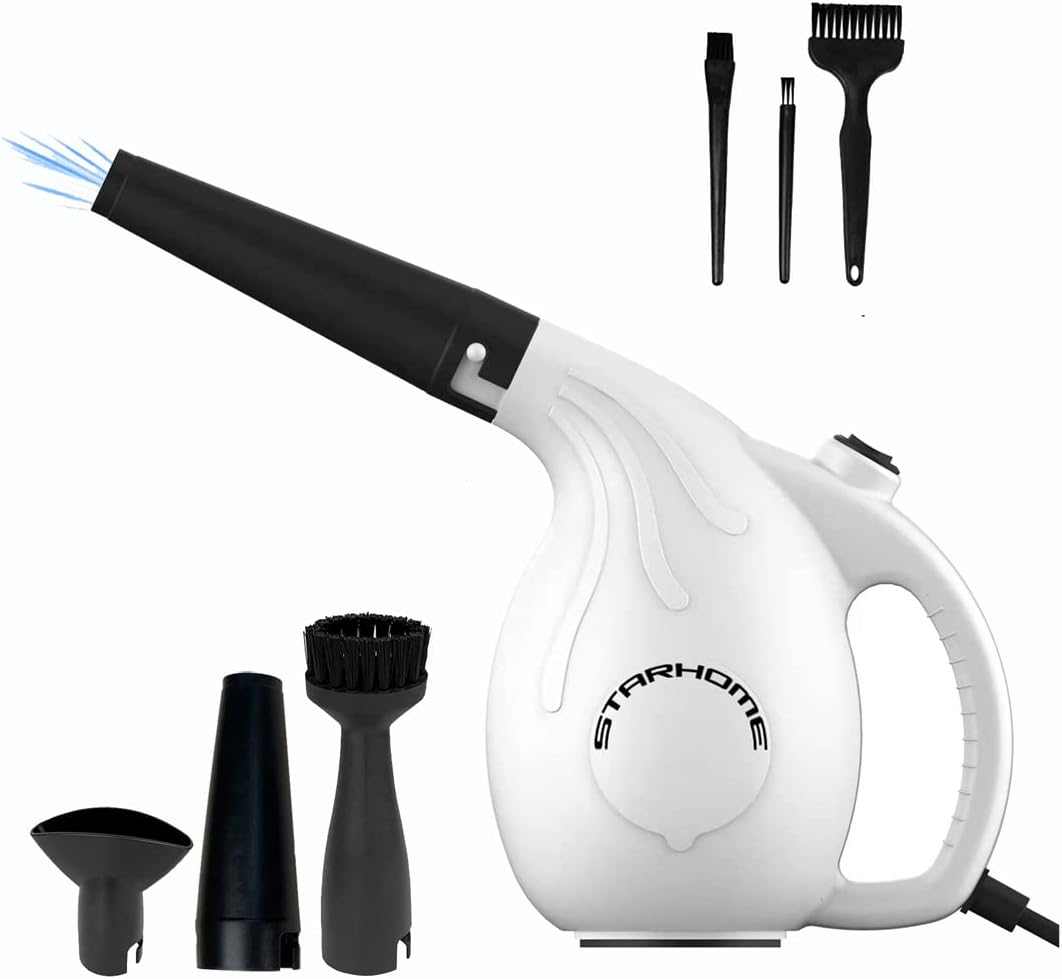 Compressed Air 3.0- Multi-Use Electric Air Duster for Cleaning Dust, Hairs, Crumbs, Scraps for Laptop, Computer, Replaces Compressed Air Cans (STAHM3.0-White)
