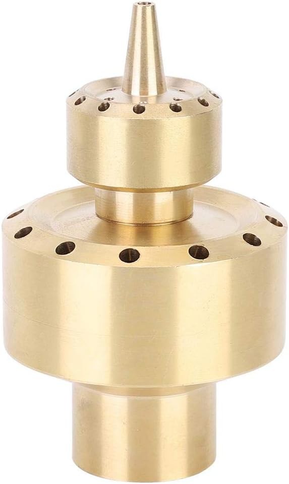 Valentine's Day Carnival Swimming Pool Spa Copper Spray Nozzle Garden Water Fountain Sprinkler Spray Head - for Landscape Sprinkle, Garden Pond, Amusement Park, Museum, Library Nozzle (Size : D