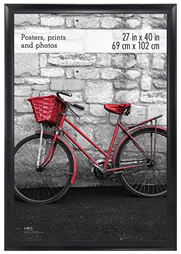 MCS Premium Wide Scoop Poster Frame, 27 by 40-Inch, Black, 27x40