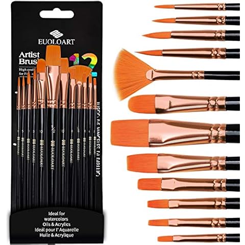 Pinceaux de Peinture 12 Pièces REJODA Cover