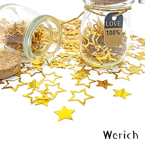 Werich Star Confetti Merry Christmas Max Party Gold Table Confetti Birthday Baby Showe Wedding Metallic Foil Stars For Party Bridal Shower Festival Theme Party Decorations Supplies #TOP3