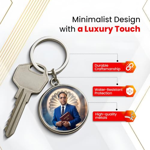 Image of MG | Protective Evil Eye /Spiritual Symbols /Om /Motivational Keychains | Double-Sided Metal Key Ring | Good Luck and devine Charm for Car, Bike, Home & Office