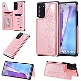 Nancencen - Funda protectora para Samsung Galaxy Note 20, diseño de cabeza de gato, color oro rosa
