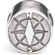 Authentic Sterling Silver 1263 Compass, Silver