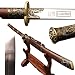YJ COOL Kangxi Emperor Horse Chopping Broadsword Sabre Chinese Sword Folded Steel Blade