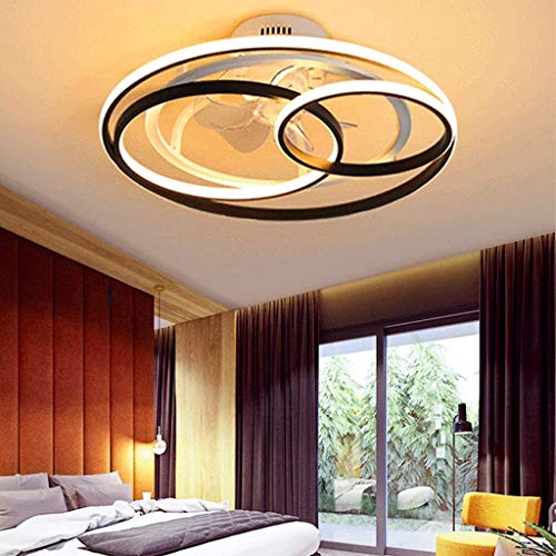 Ventiladores de techo con iluminación LED y extractor invisible para oficina y salón 8