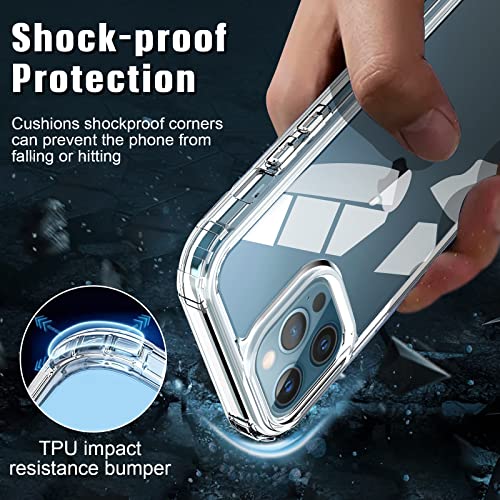 Coque transparente iPhone 13 Pro antichoc avec double verre trempé écran 9H