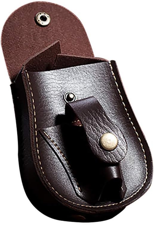 2 in 1 Leather Hunting Slingshot Pouch with Ball Ammo Pouch Bag Case Holder Belt Holster Waist Pouch