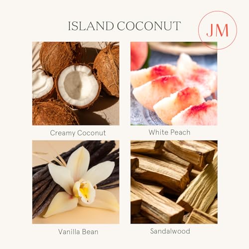 La Jolie Muse CA0925WA-US09 Island Coconut Scented Candles thumb #2