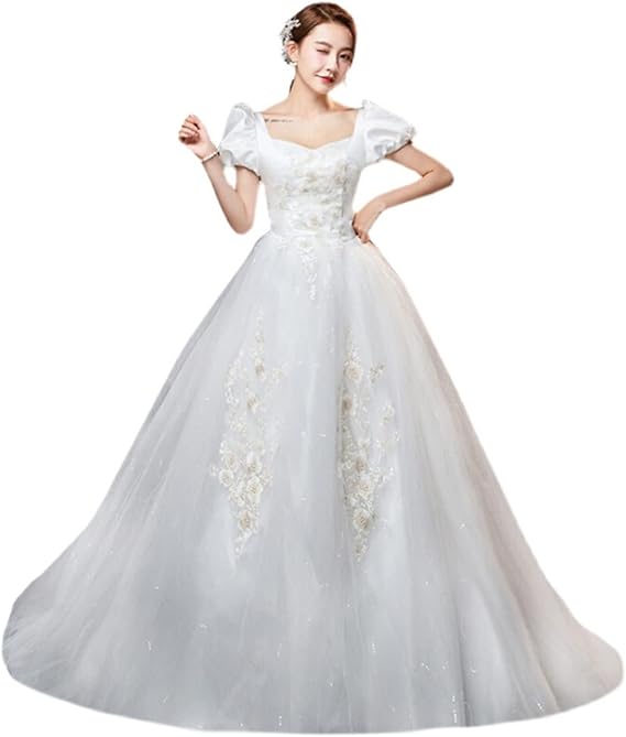 Amazon | [BKVB] フォマールドレス マキシ丈 カラー 着痩せ 花嫁  