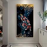 Facile à installer : Notre oeuvre de mur de toile a seulement noyau de toile et ne contient aucun cadre interne ou externe. Mais chacun de nos produits a des bords blancs, vous pouvez facilement y ajouter des cadres, ou directement pour la décoration, il est parfait.