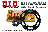 D.I.D Kettensatz für KAWASAKI KLR 650 Tengai, 91-94, mit 520er VX Kette.