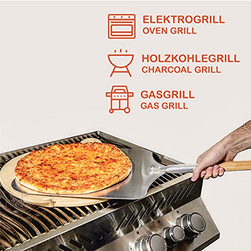 Pala per Pizza in Alluminio - Rettangolare 30x30cm...