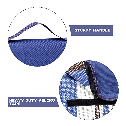 Cobertor de praia à prova de areia KANBUN Colchão de praia leve Cobertor para piquenique ao ar livre