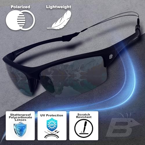 Birdz Eyewear Wave Bifocal Polycarbonate Polarized Fishing Safety Sunglasses ANSI Z87.1 Black Frame w/Smoke Lenses2