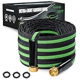 HODUP 25 ft Garden Hose - Lightweight, Super Flexible,...