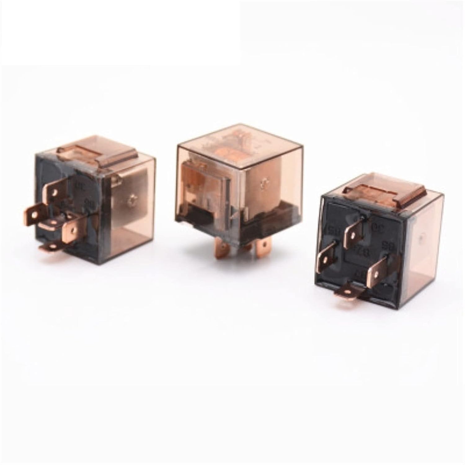 1pcs 12V/24V 100A 4pin 5pin car Relay with Indicator Light high Current Waterproof(12V 4pin)