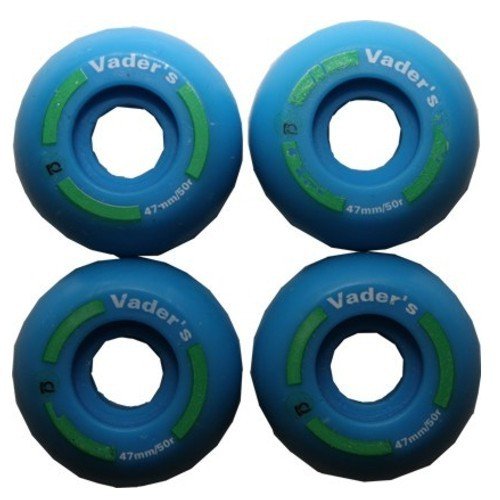 Vader´s Skateboard Profi Wheel Set Blue 47mm / 100A Super Small (1 Set = 4 Rollen)