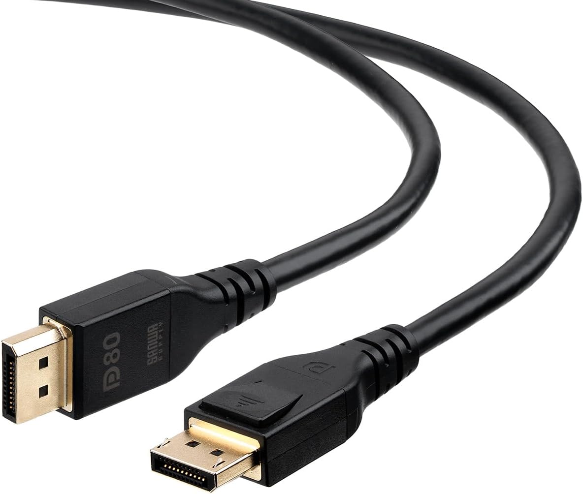 サンワダイレクト DisplayPort 2.1 ケーブル 2m VESA認証