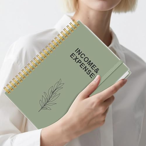 Vista 7 de Heveboik Income & Expense Log Book - A5 Income and Expense Ledger Book for Small Business, Accounting Bookkeeping Tracking Ledger Log Book for Woman