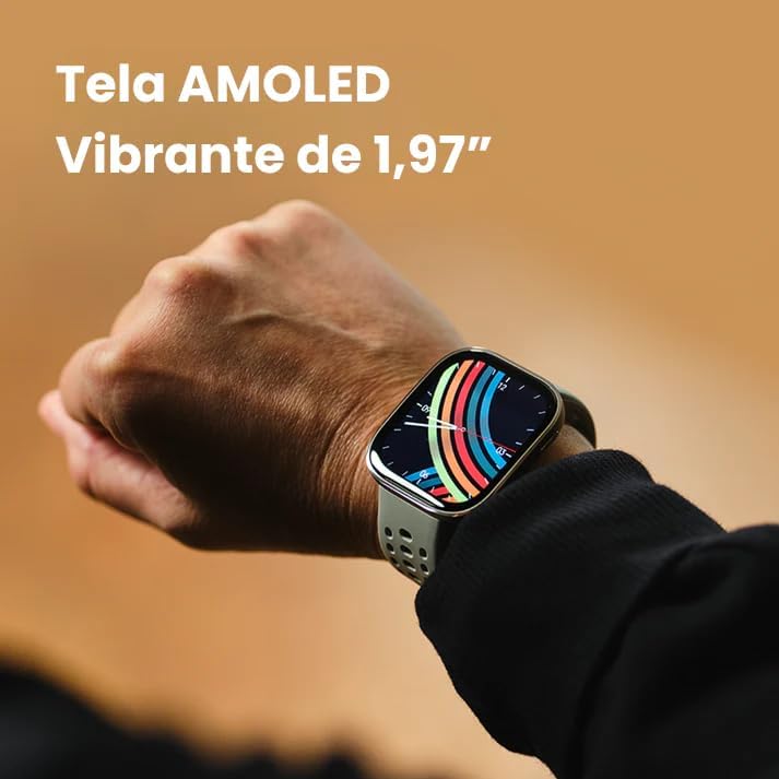 Miniatura 2 de Amazfit Bip 6 - Reloj inteligente de 1.81 pulgadas, batería de 14 días, pantalla AMOLED de 1.97 pulgadas, GPS y mapas gratis, AI, llamadas y texto