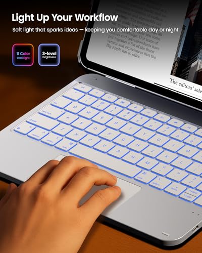 Clavier typecase iPad Air 11 M4 en fibre de carbone premium - 7